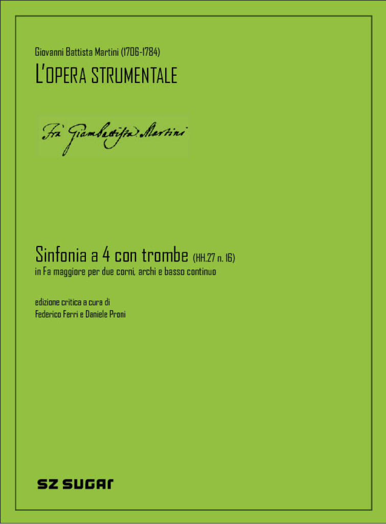 Sinfonia A Quattro Con Quattro Trombe Hh.27 N. 16